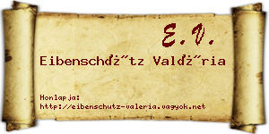 Eibenschütz Valéria névjegykártya